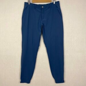 Primo Pants Mens 34 Regular Slate Blue Golf Jogger